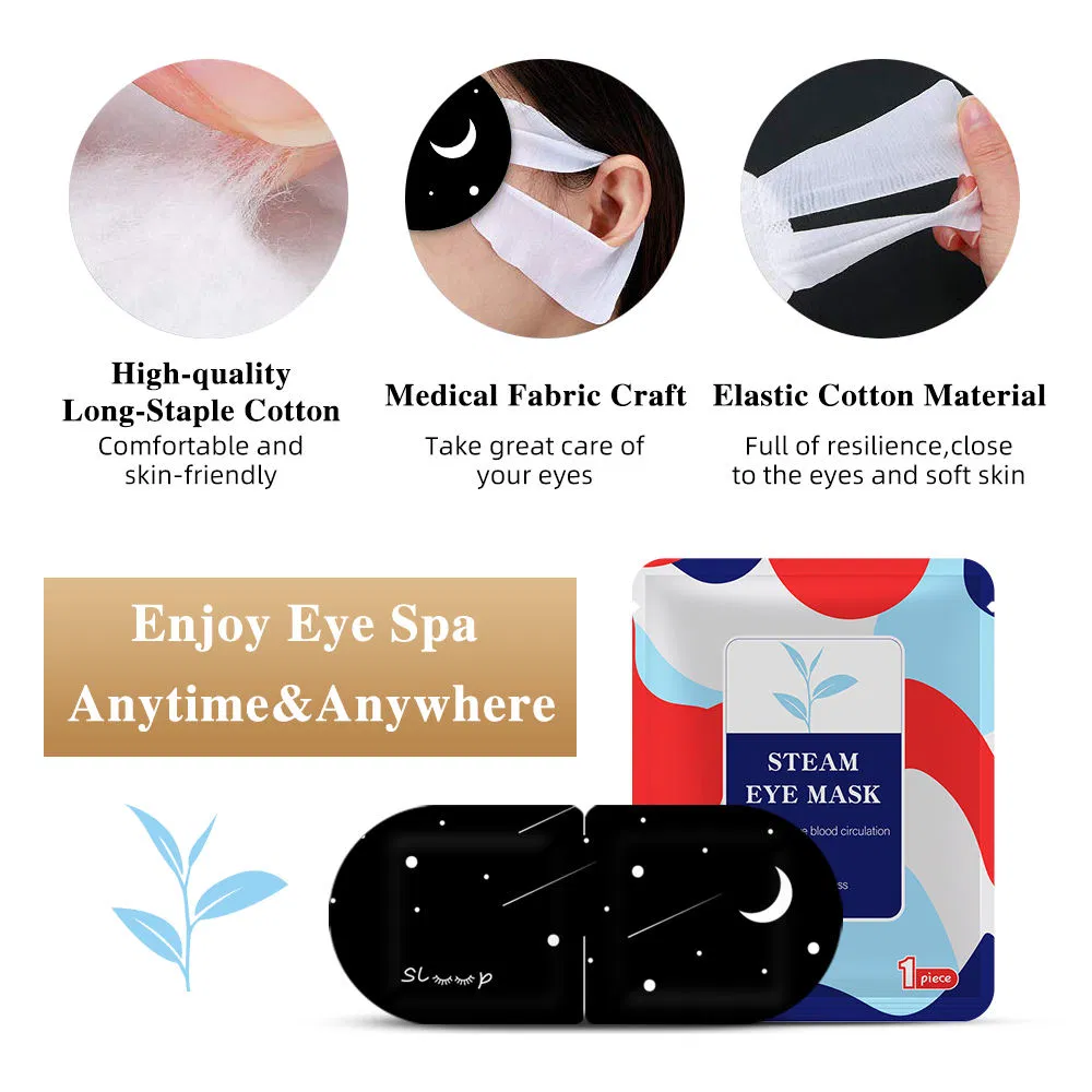 Disposable Steam Eye Mask Self-Heating Chamomile, Unscent, Lavender to Relieve Eye Fatigue Anti Aging Sleep Eyemask
