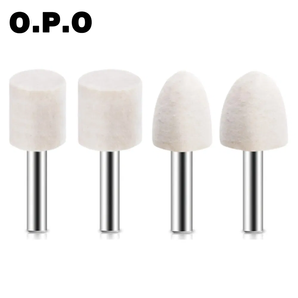 Manufacturer Direct Selling Wool Felt Wheel with Handle for Metal, Mold, Jade & Mirror Grinding