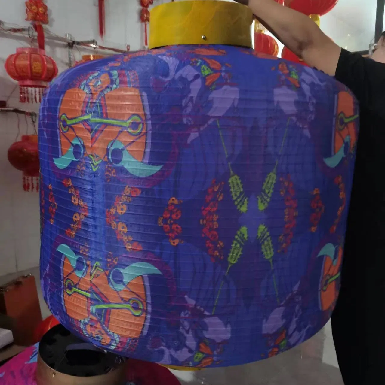 Outdoor Decorative Red Paper Lantern Furniture Bedroom Liveroom Chinese Knot