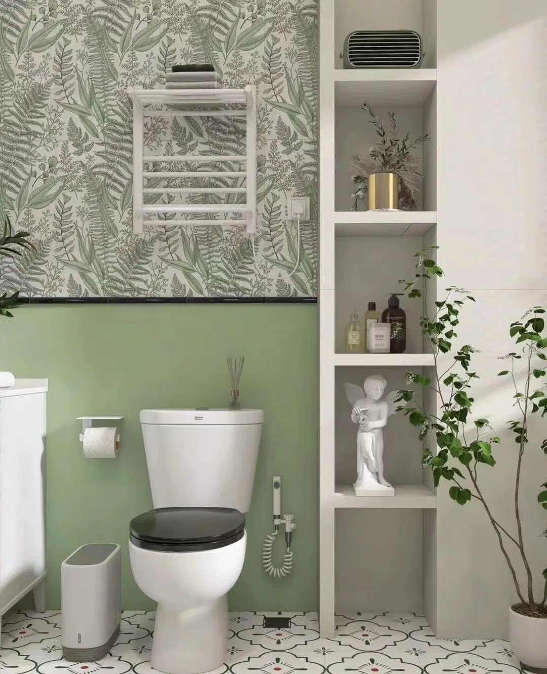 600*1200mm Matte Soft-Gloss Interior Wall Tiles for Bathroom Shower Rooms