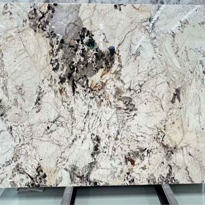 Factory Direct Low Price Luxury Marble Patagonia Marble Granite Slab Translucent Pandora White Onyx Stairs