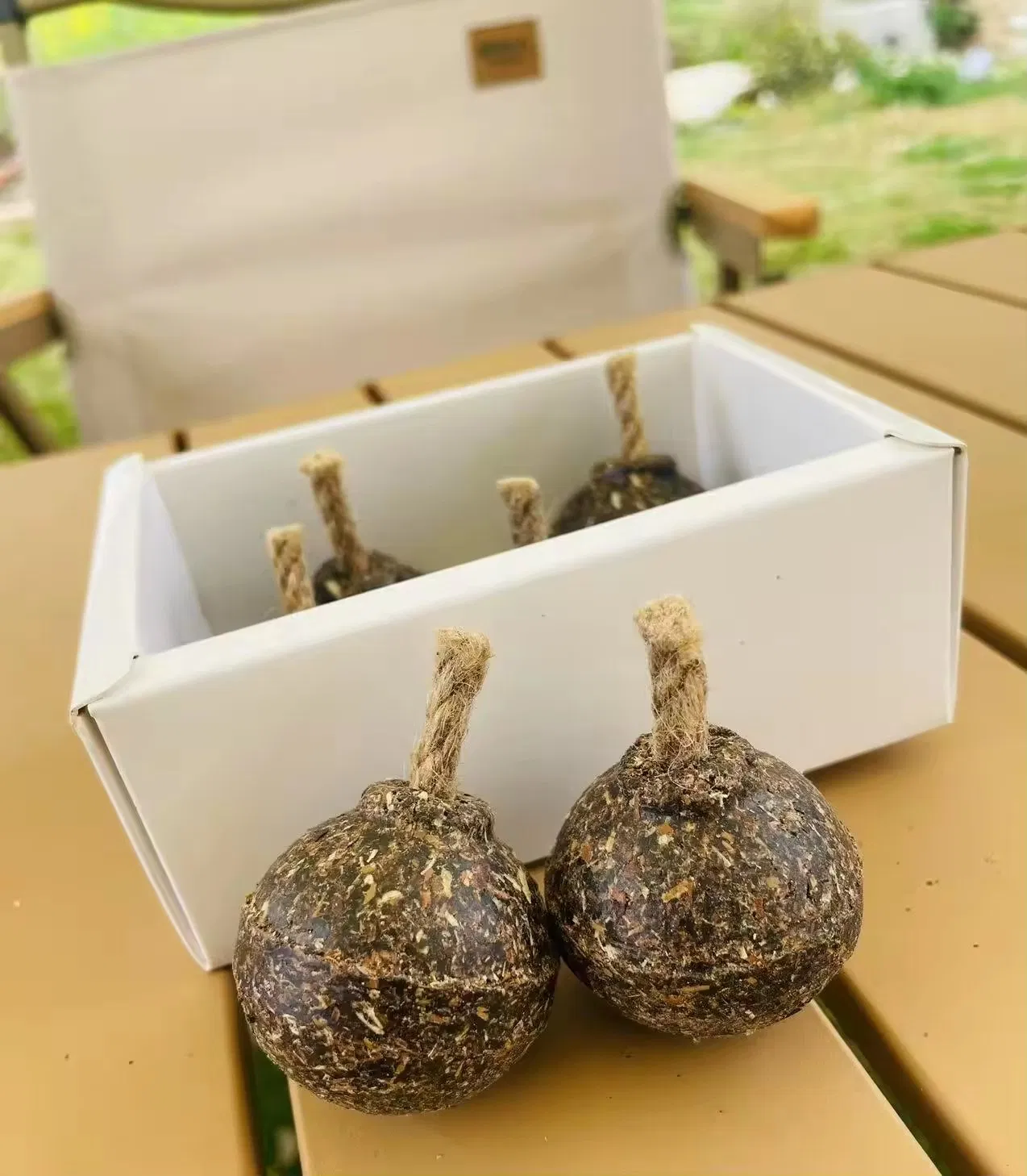 Premium Wooden Fire Starter Wicks for Grills and Fireplaces