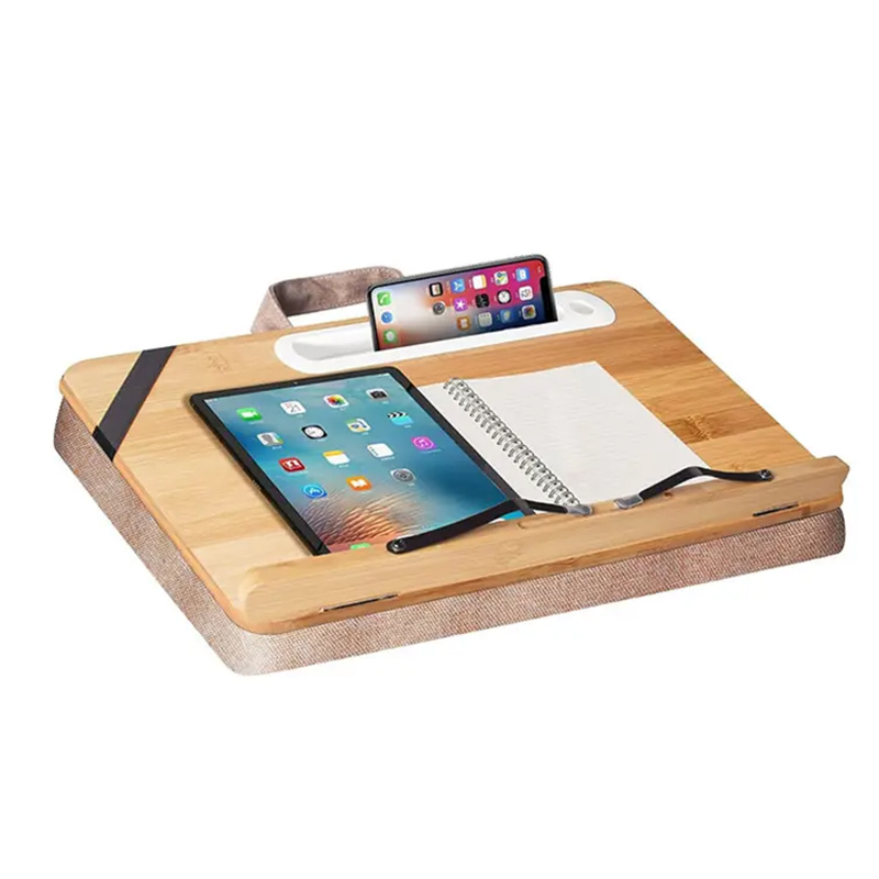 Desk Organizers Adjustable Bamboo Wood Cookbook Stand Book Holder Tabletop Reading Bookrest
