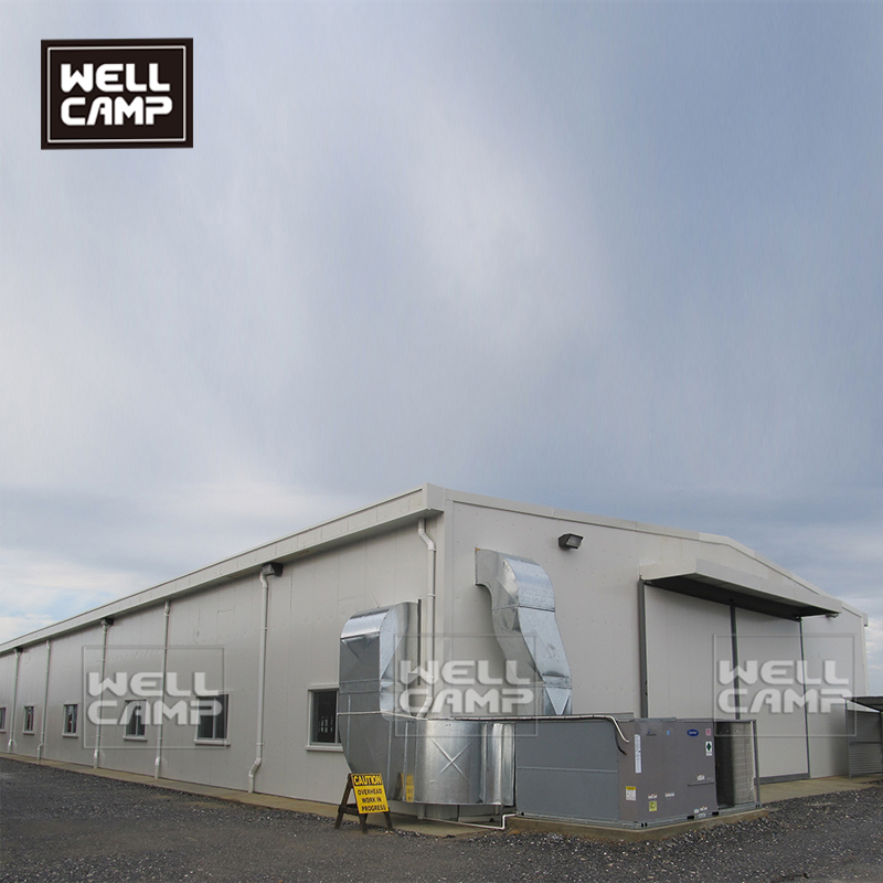 Wellcamp Low Cost Steel Structure Cattle Farm Dairy Cow Farm Barn Shed