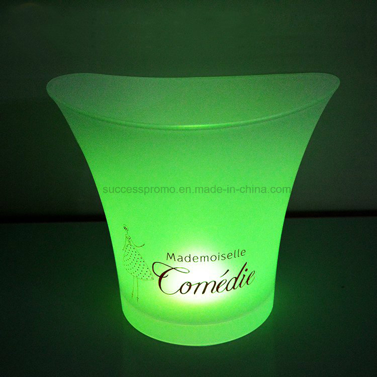 5L Colorful Water-Proof LED Ice Bucket for Champagne Wine Beer