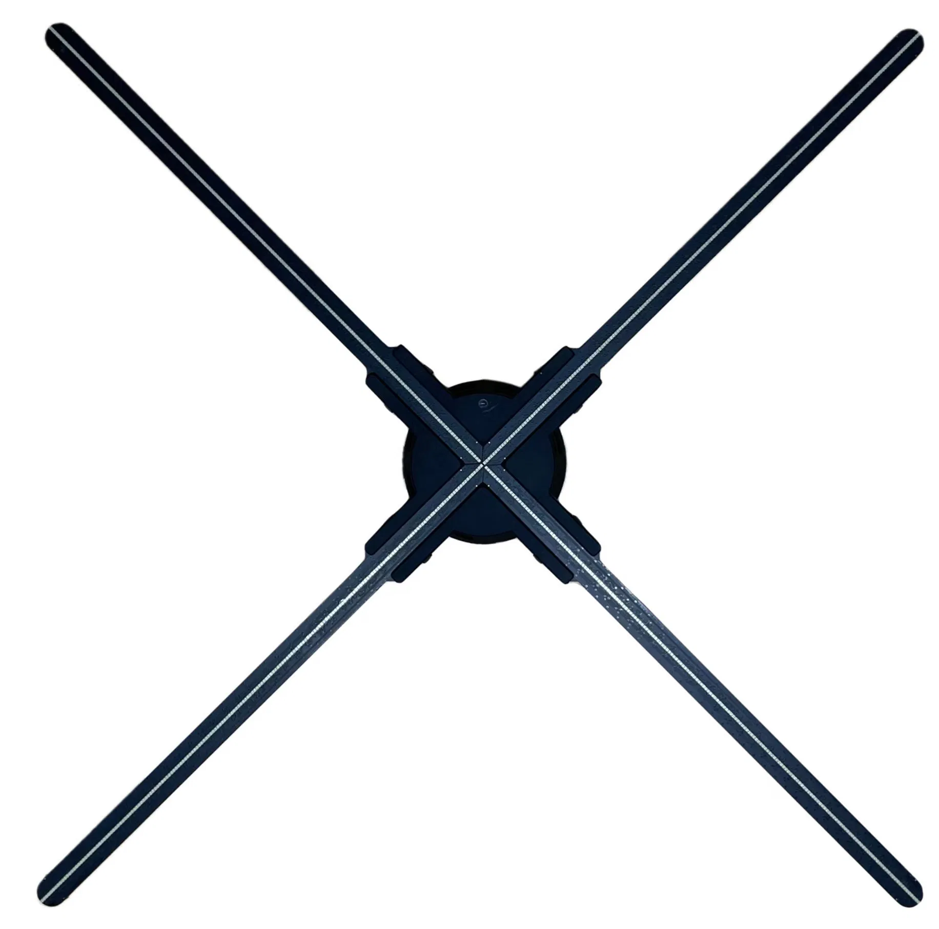 Wireless Phone Charger Min 3D LED Holographic Fan 8cm with Home LED Touch Night Light