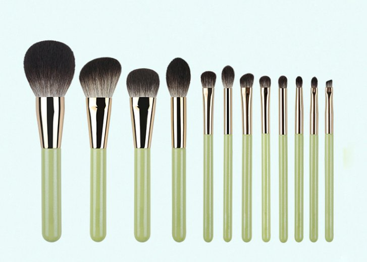 2021 Professional 12PCS Soft Makeup Brushes Set Private Label Foundation Face Makeup Brush Set
