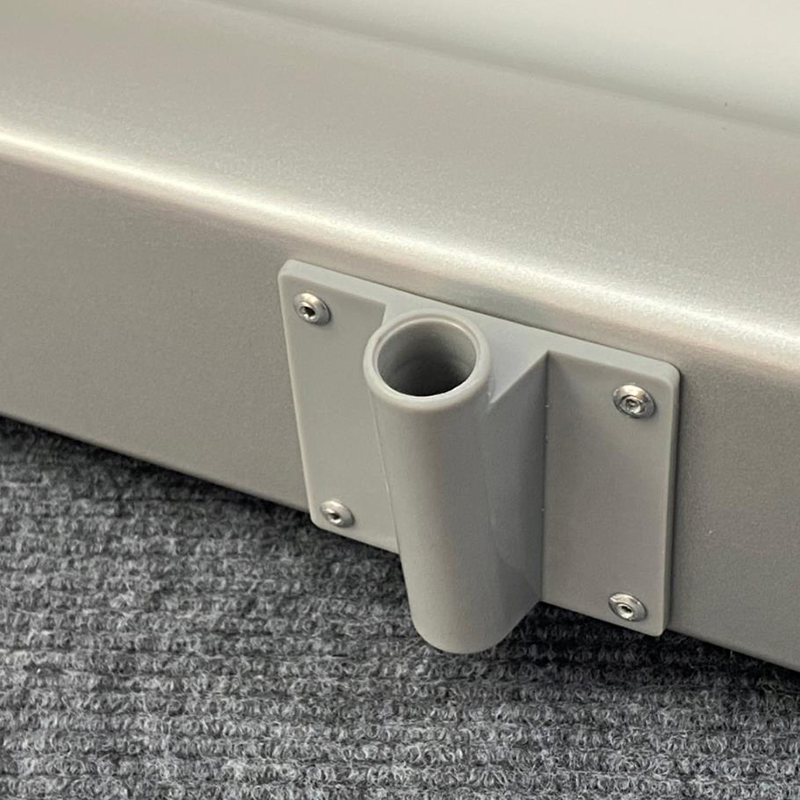 Iron Triangular Roll-up Banner Stand, One-Piece Molded PP Paper, Poster, Logo, and Advertising Indoor Exhibition Booth Front Signs Display