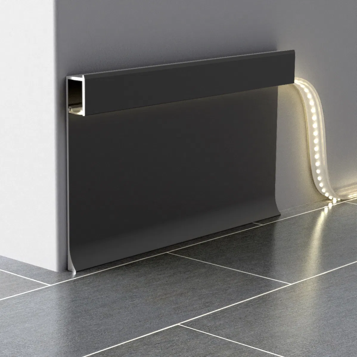 Aluminum-Made Threshold Board with LED Lighting Design