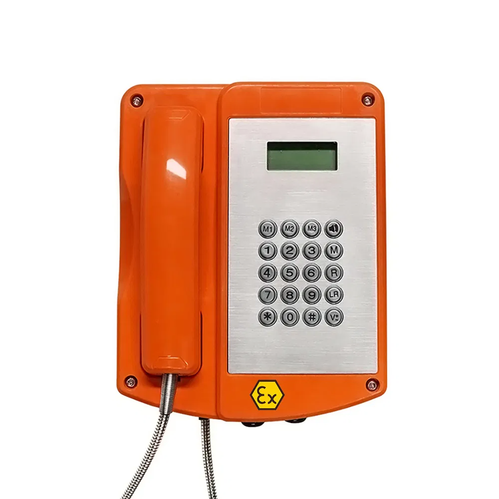 Explosion-Proof Keypad Telephone with Display Screen