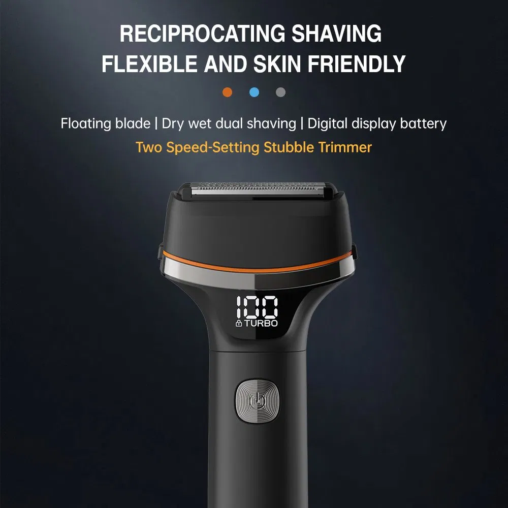 Lilipro S3 Electric Razor for Men, Ipx6 Waterproof Electric Shaver, with Premium Automatic Cleaning and Charging Station, Cordless Razor