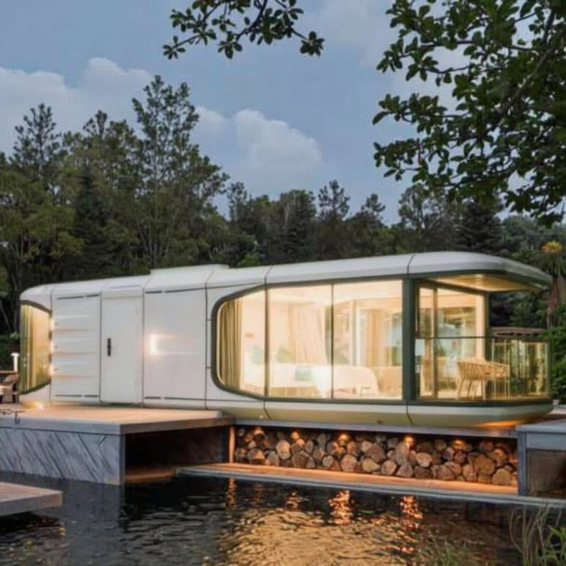 Modern Design Space-Saving Capsule Dwelling Units for Warehouse Villa House and Apartment Reliable Factory-Direct Supply