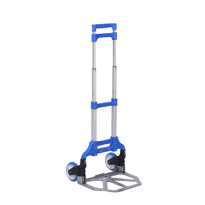Foldable Aluminum Hand Trolley with Red Color