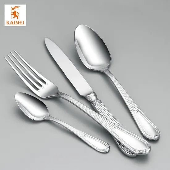 Silverware Cutlery Set Stainless Steel Flatware Set Restaurant Wedding Tableware