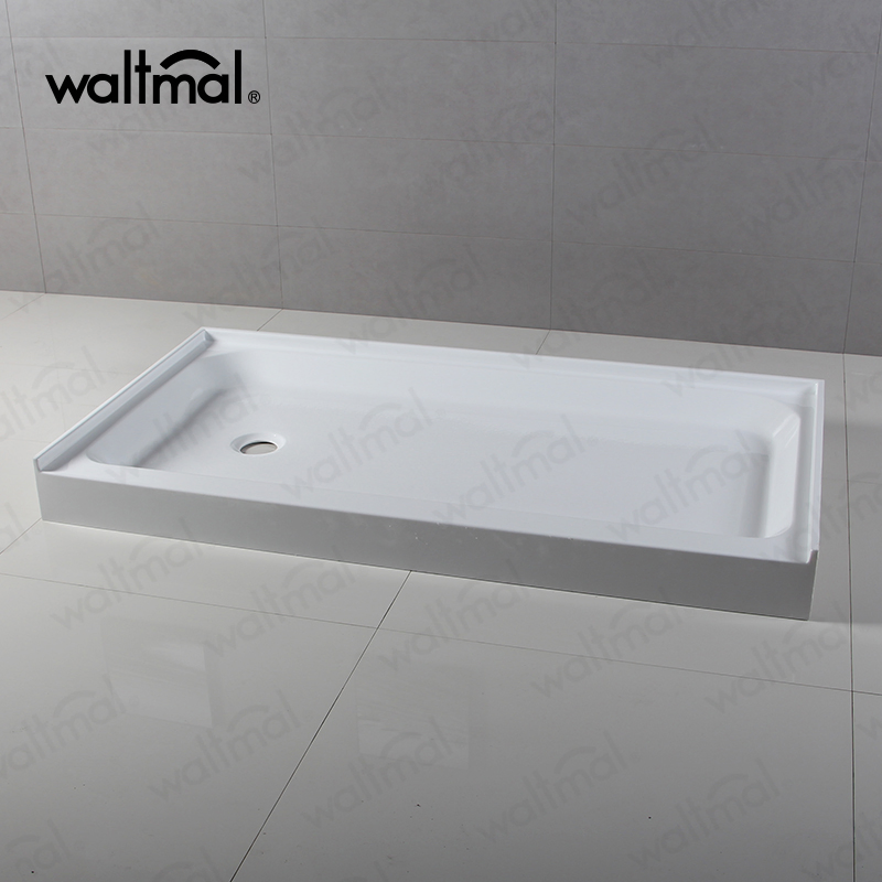 72" Cupc Approved Quality Tile Flange Acrylic Shower Pan Shower Base
