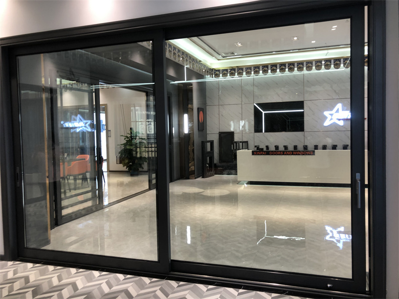 Customizable Soundproof Glazed Aluminum Materials Patio Room Interior Frame Glass Sliding Doors