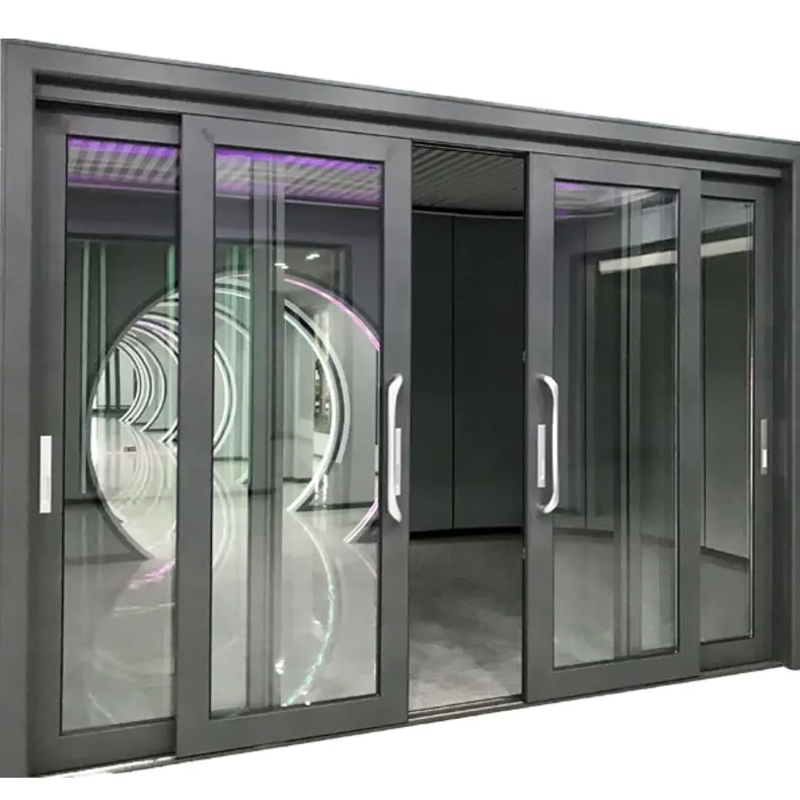 Professional Custom Waterproof Double Tempered Glass Thermal Break Aluminum Sliding Window