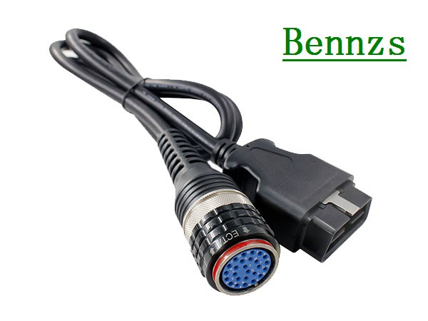 J1962 16-Pin OBD Connector Cable for Automotive Diagnostic Scanner