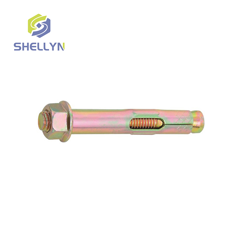 Shield Anchor Flange Nut Sleeve Anchor with Yellow Hardware Fastener