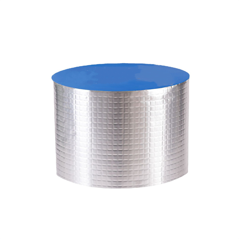 Single-Sided Aluminum Foil Waterproof Duct Flash Tape Butyl Tape for Roof Waterproofing