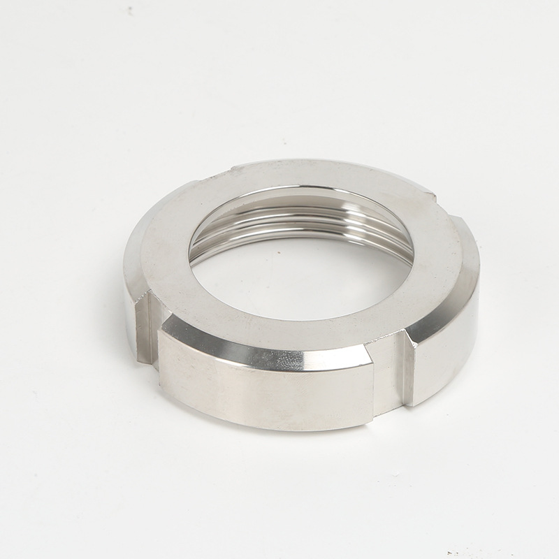 High-Quality SS304 Flat Joint Union Nut for Sanitary Systems