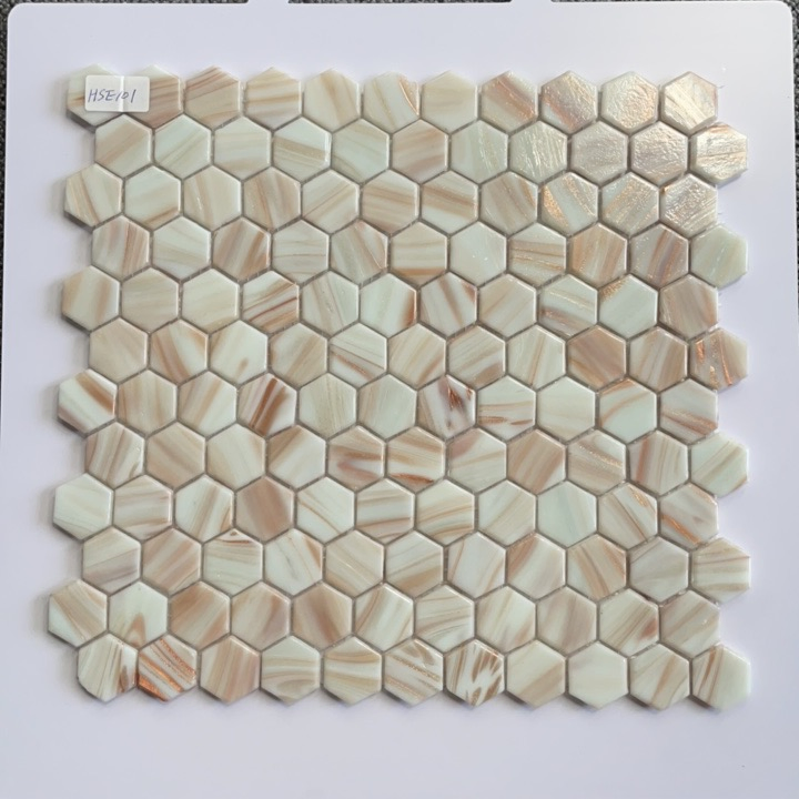 Глянцевая кристальная стеклянная мозаика для стен и пола