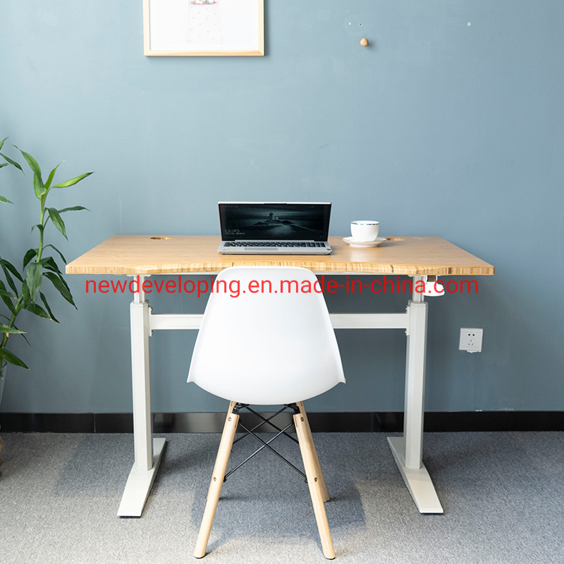 Eco Friendly Bamboo Office Computer Workstation Desk Table