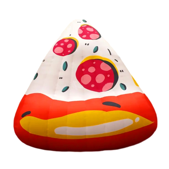 Vibrant LED-Enhanced Inflatable Pizza Balloon for Festive Events
