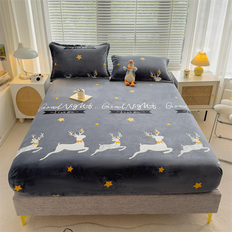 High-Quality Bedroom Bed Cover, Washable Bed Cover, Multiple Size Designs, Elastic Protective