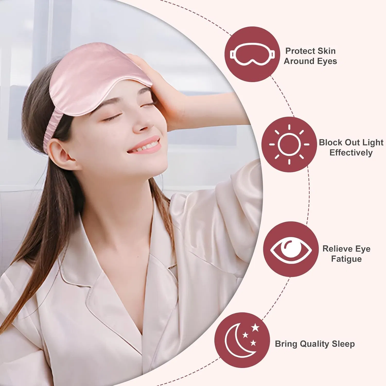 Deep Sleep Double Layer Mulberry Silk Eye Mask
