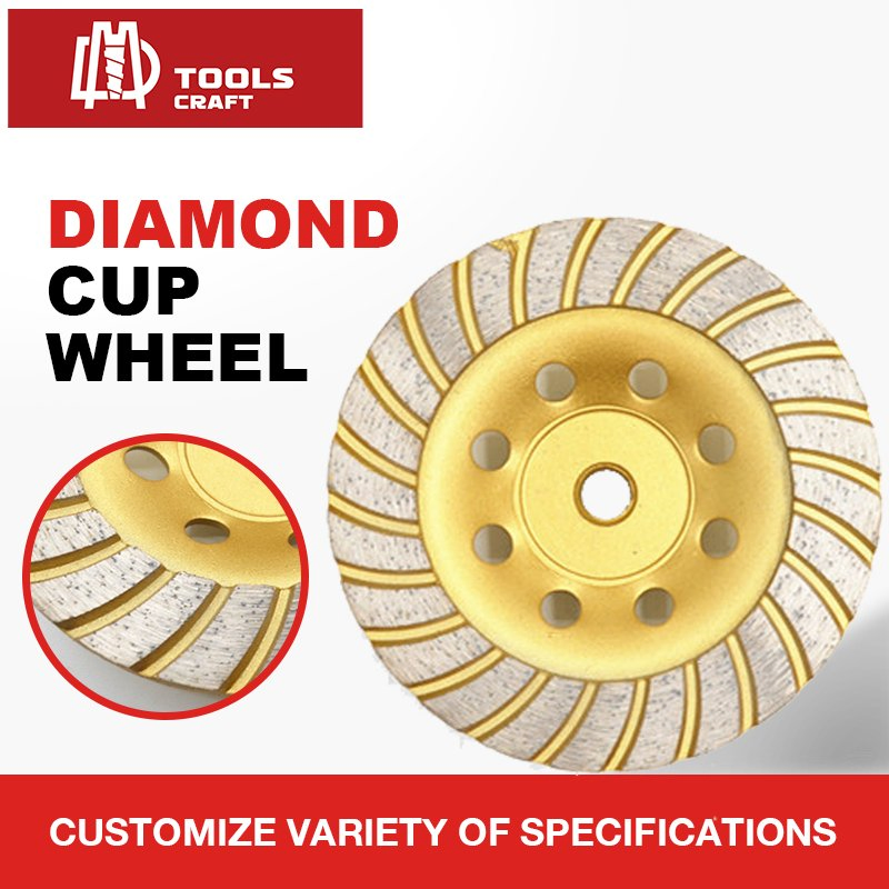 L Sharp Diamond Cup Wheel