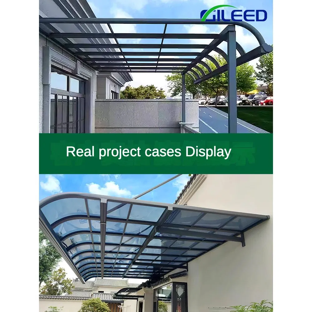 Factory Sale Aluminum Car Sunshade Shelter Durable Water Proof Canopy