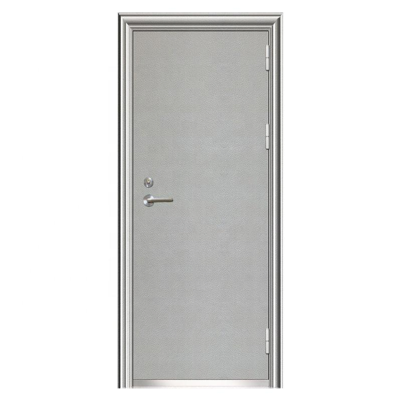 White Color Self-Closed Interior Steel Doors Smoke Resistant Anti Fire Doors