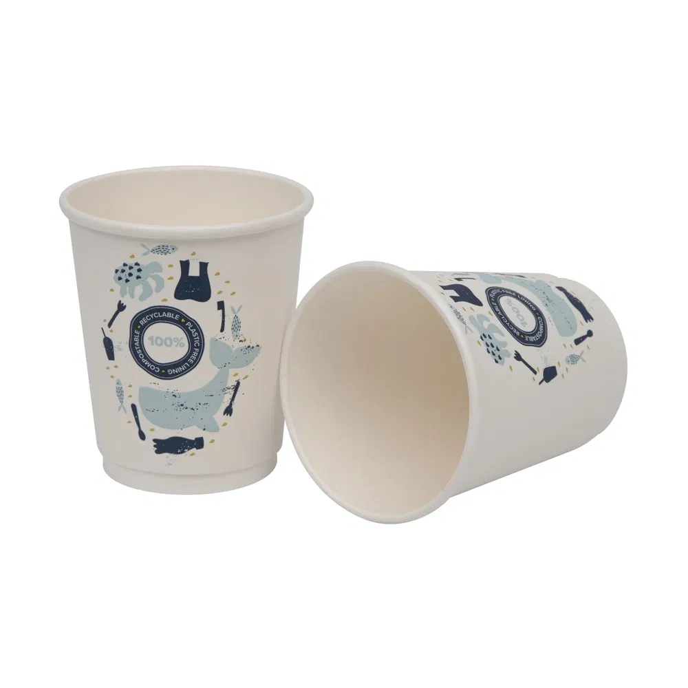 Sturdy Harmless Double Wall Paper Drinking Cup for School Sports Meets