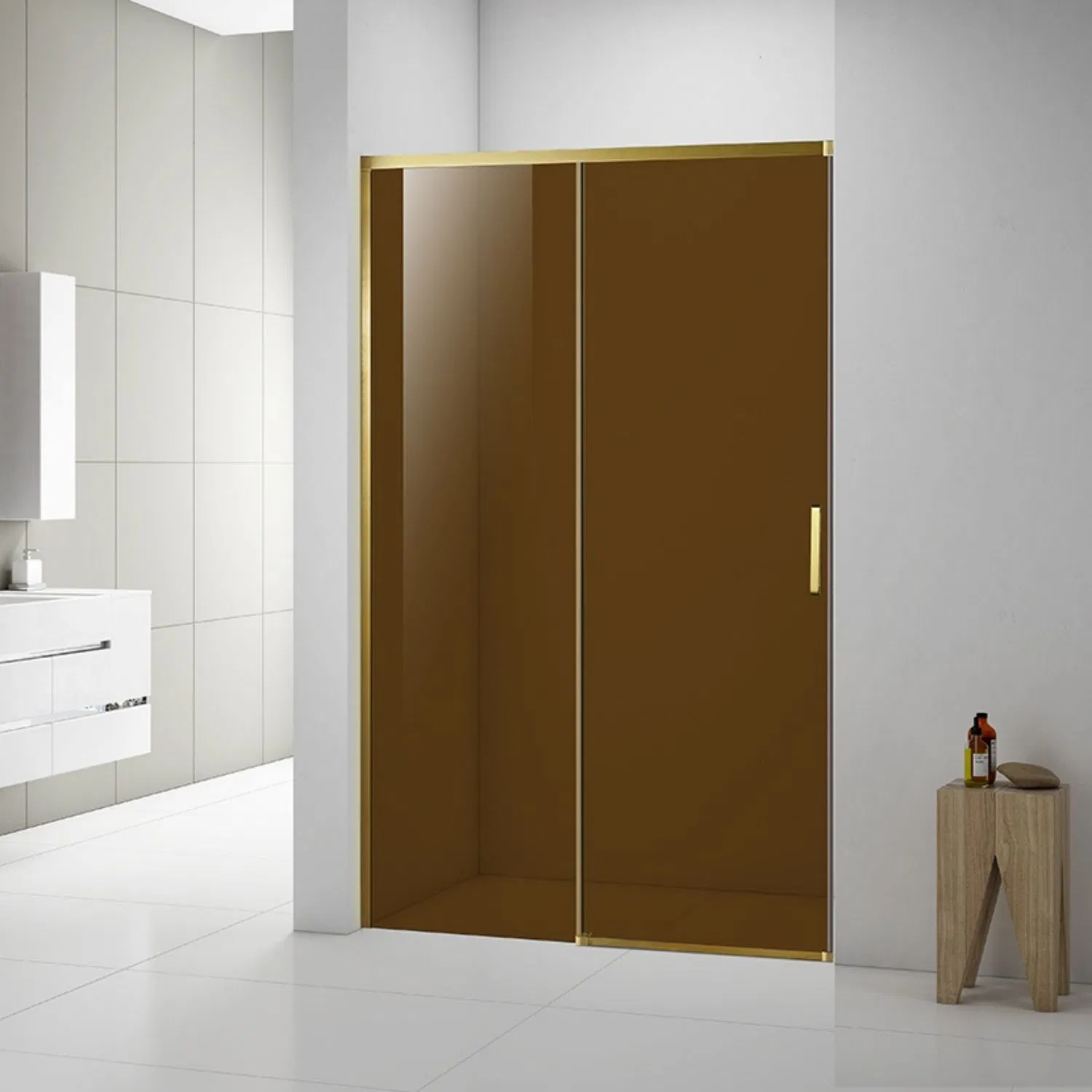 Soft Close Frameless Sliding Glass Shower Door