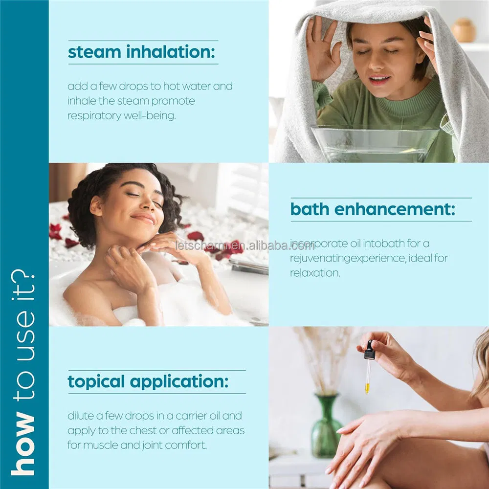 Ls132 OEM/ODM Private Label 100% Pure Therapeutic Grade Eucalyptus Essential Oil Skincare