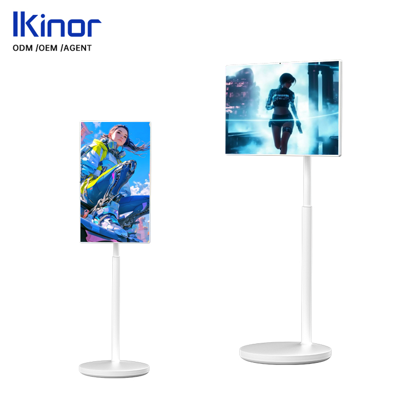 Floor Standing 21.5-Inch Touch Display Smart TV for Work and Play