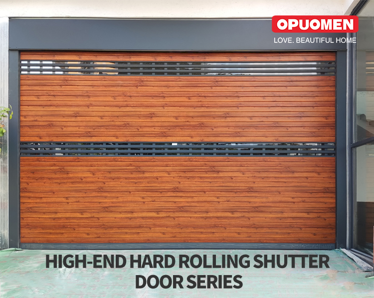 Aluminum Alloy Garage Door Finished Surface Waterproof Garage Doors