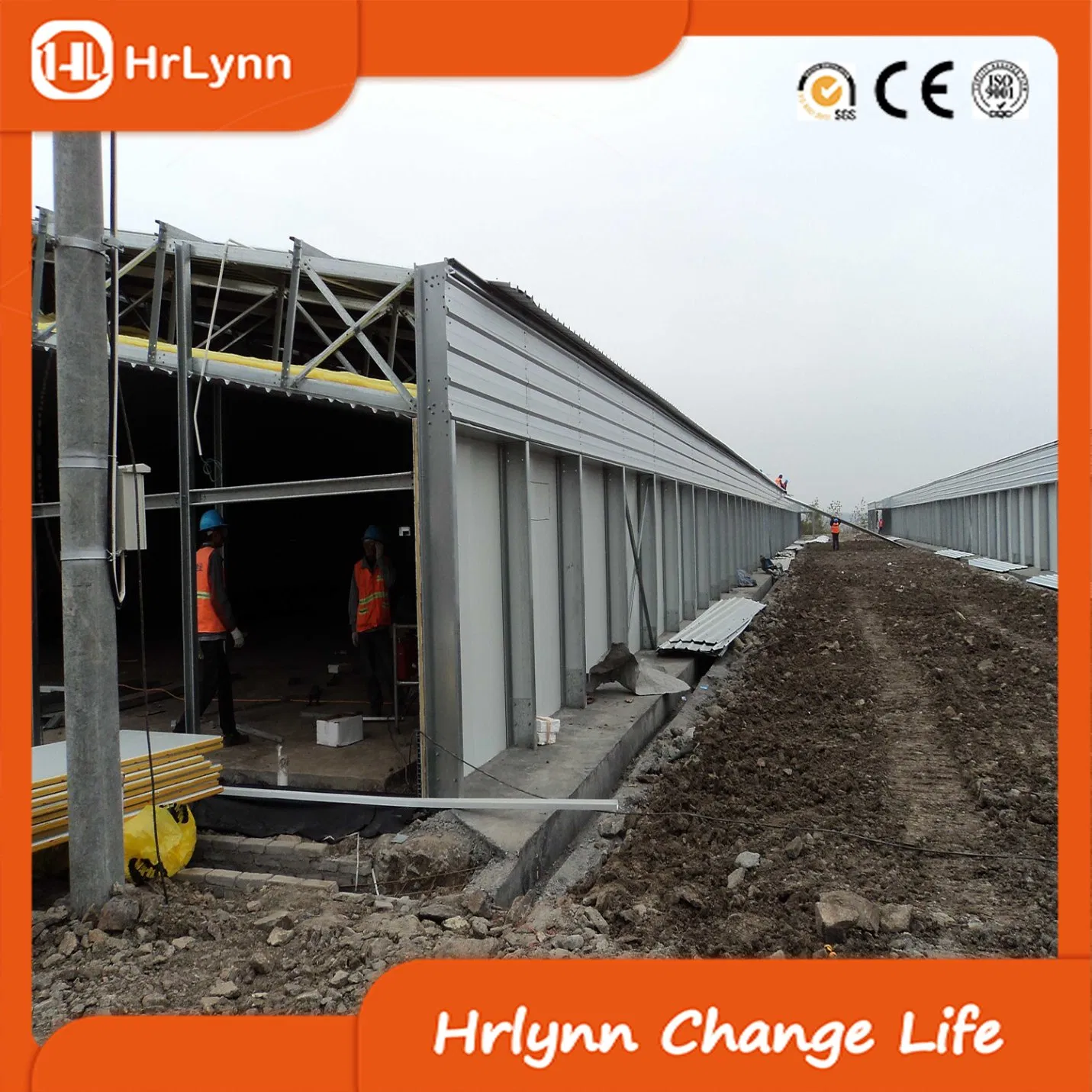 Construction of High-Rise Prefabricated Steel Structures in Warehouses and Workshops