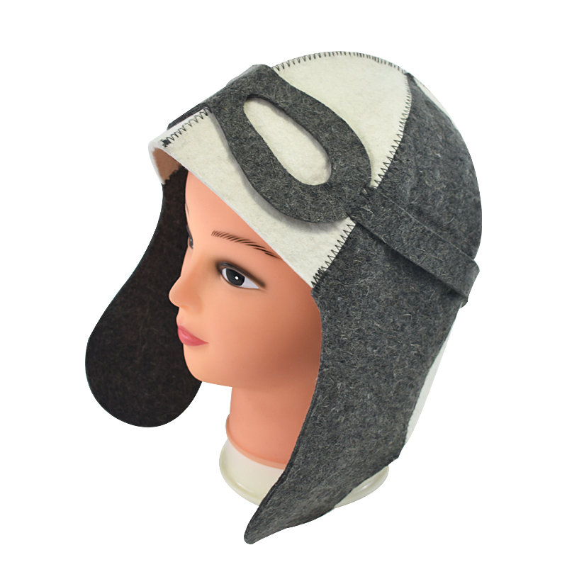 Multi-Color Wool Sauna Hats, Design Logo Embroidery, Eco-Friendly & Heat-Proof