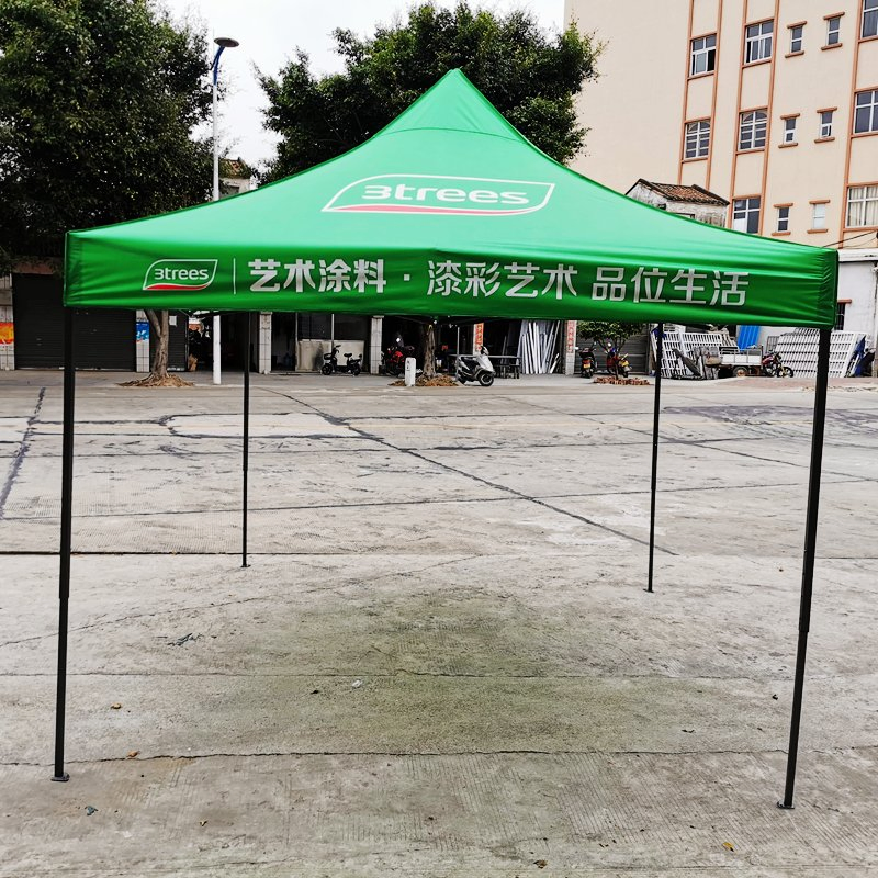 3mx3m Strong Quality Black  Iron Folding Gazebo Pop up Tent Canopy for Promotion (FT-B3030S)