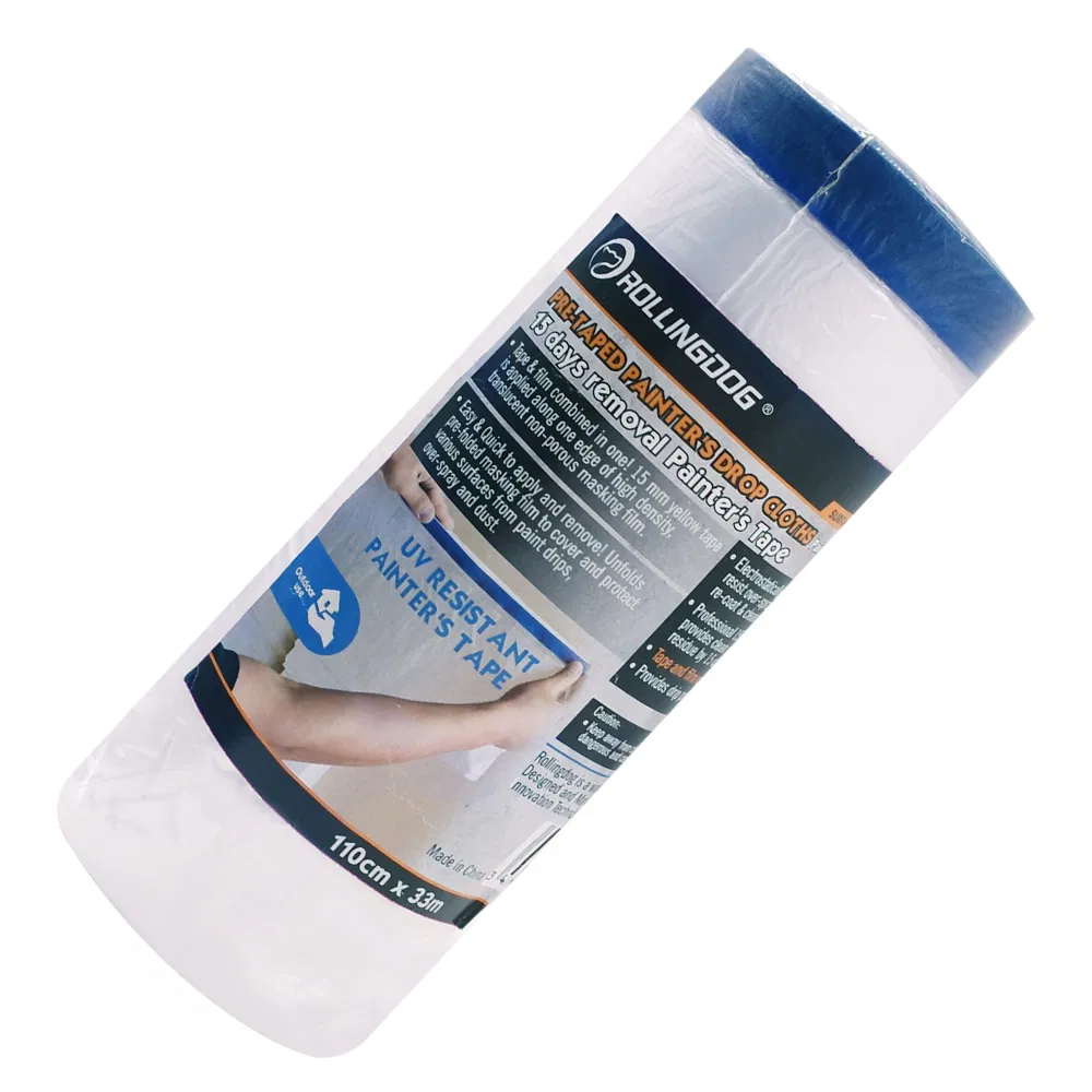 Rolingdog-PRO 80349 Blue Painter's Tape Masking Film