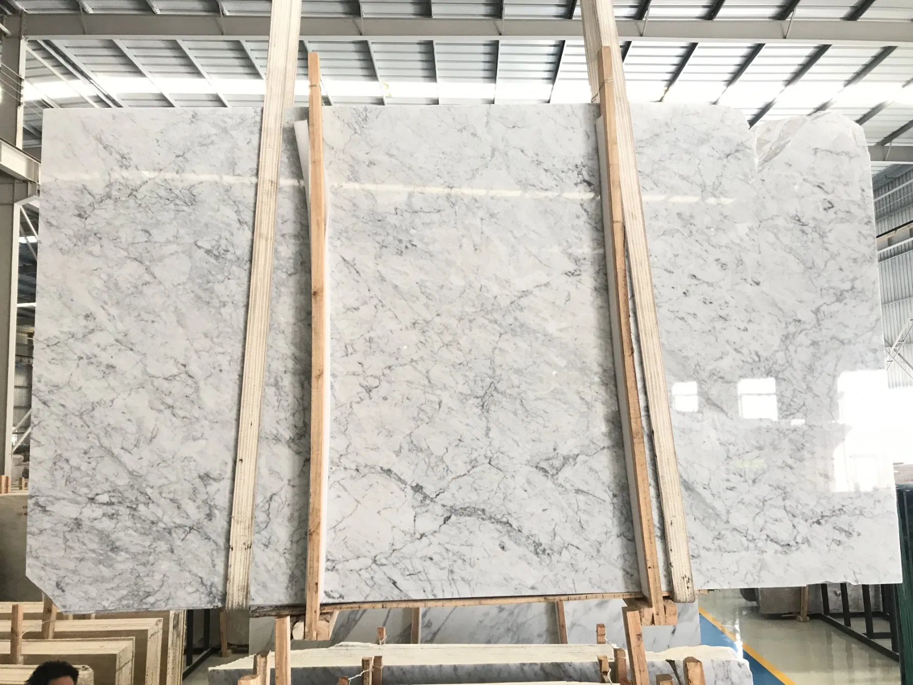 Bianco Carrara Statuario White Marlbe Slabs for Wholesale Slabs Countertops