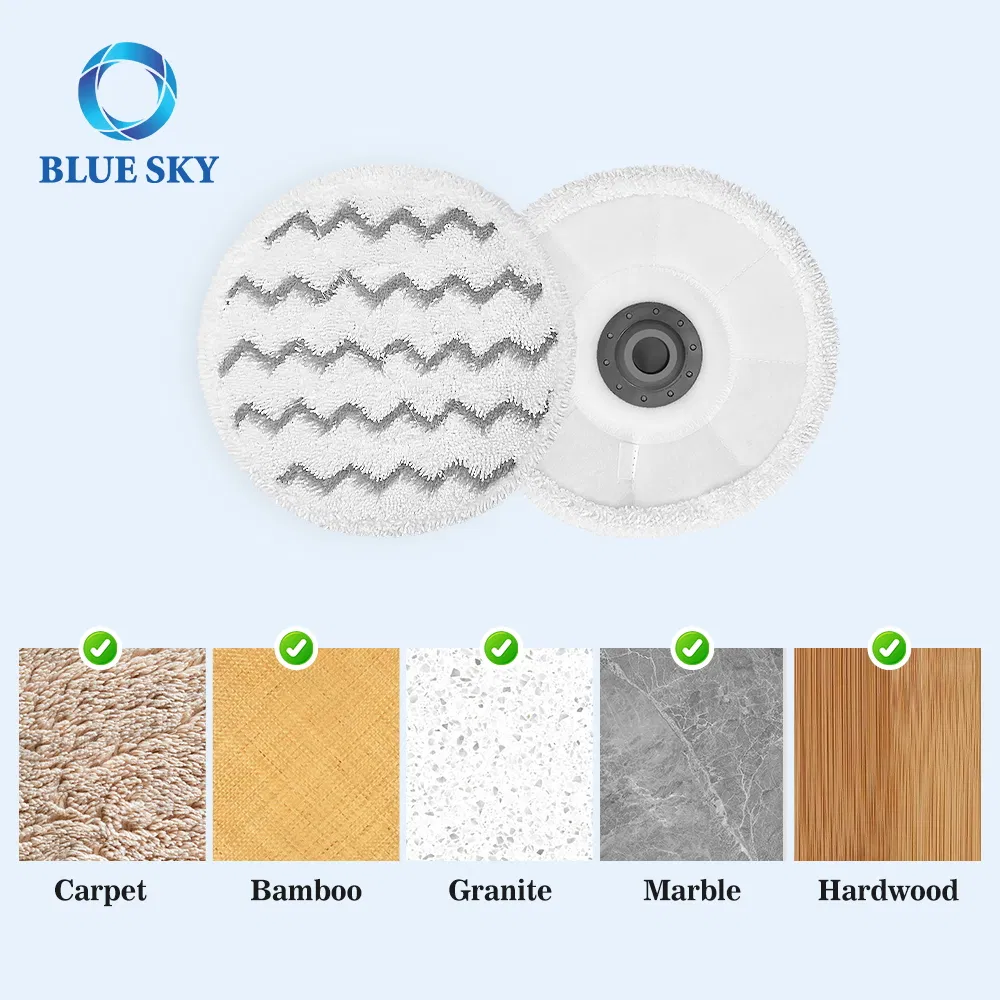 1641112 Vacuum Mop Replacement Fits for Bissell Steam Mop 3897A 3712 3712W Rotating Mop Pad