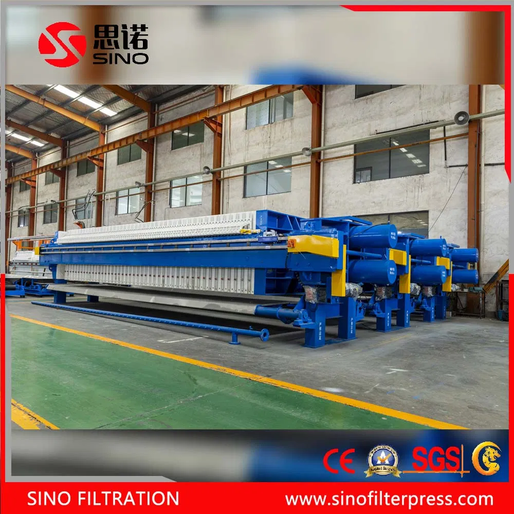 Автоматический мембранный фильтр-пресс для обезвоживания осадка