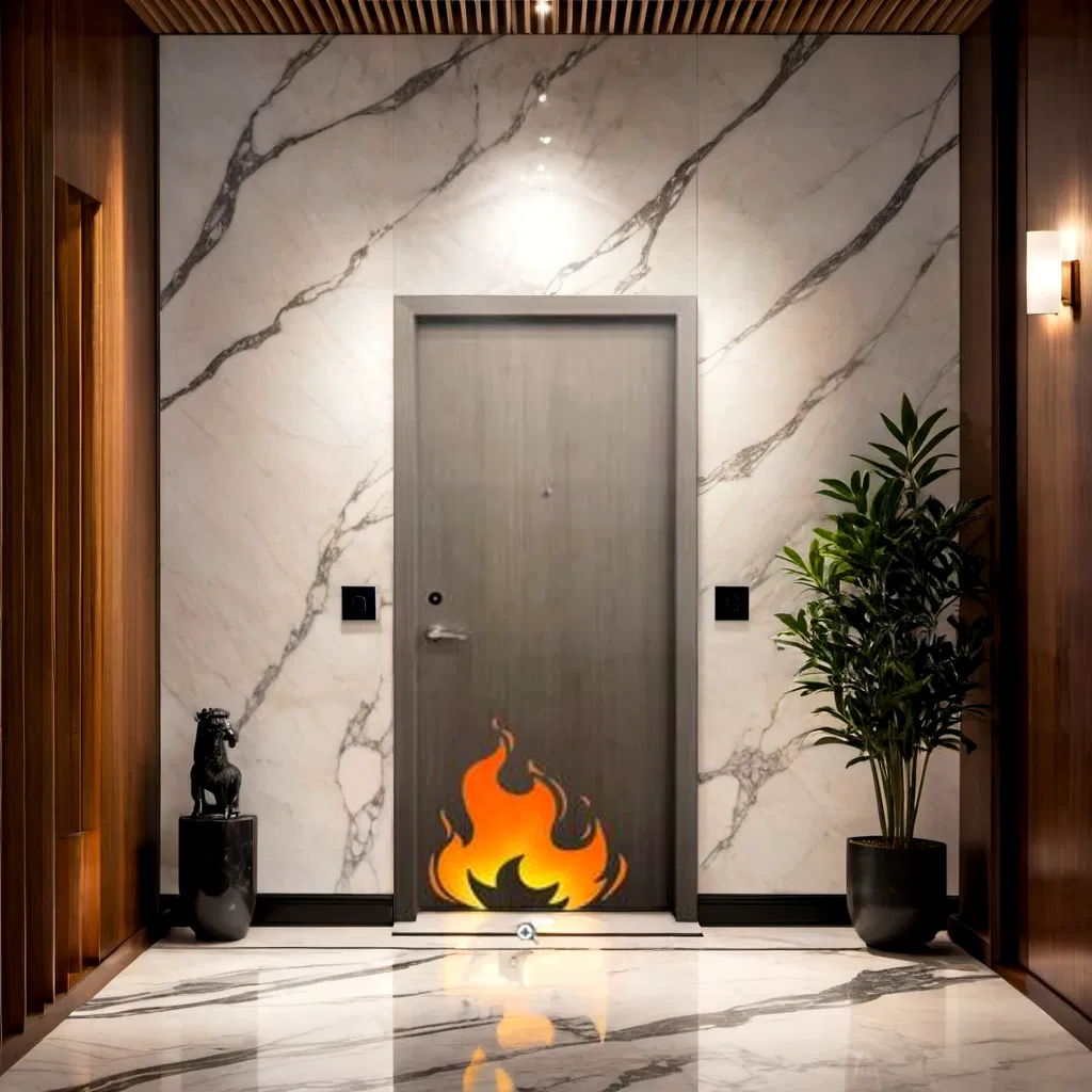 Elegant Premium Shaker Style Hotel Door for Luxurious Interiors