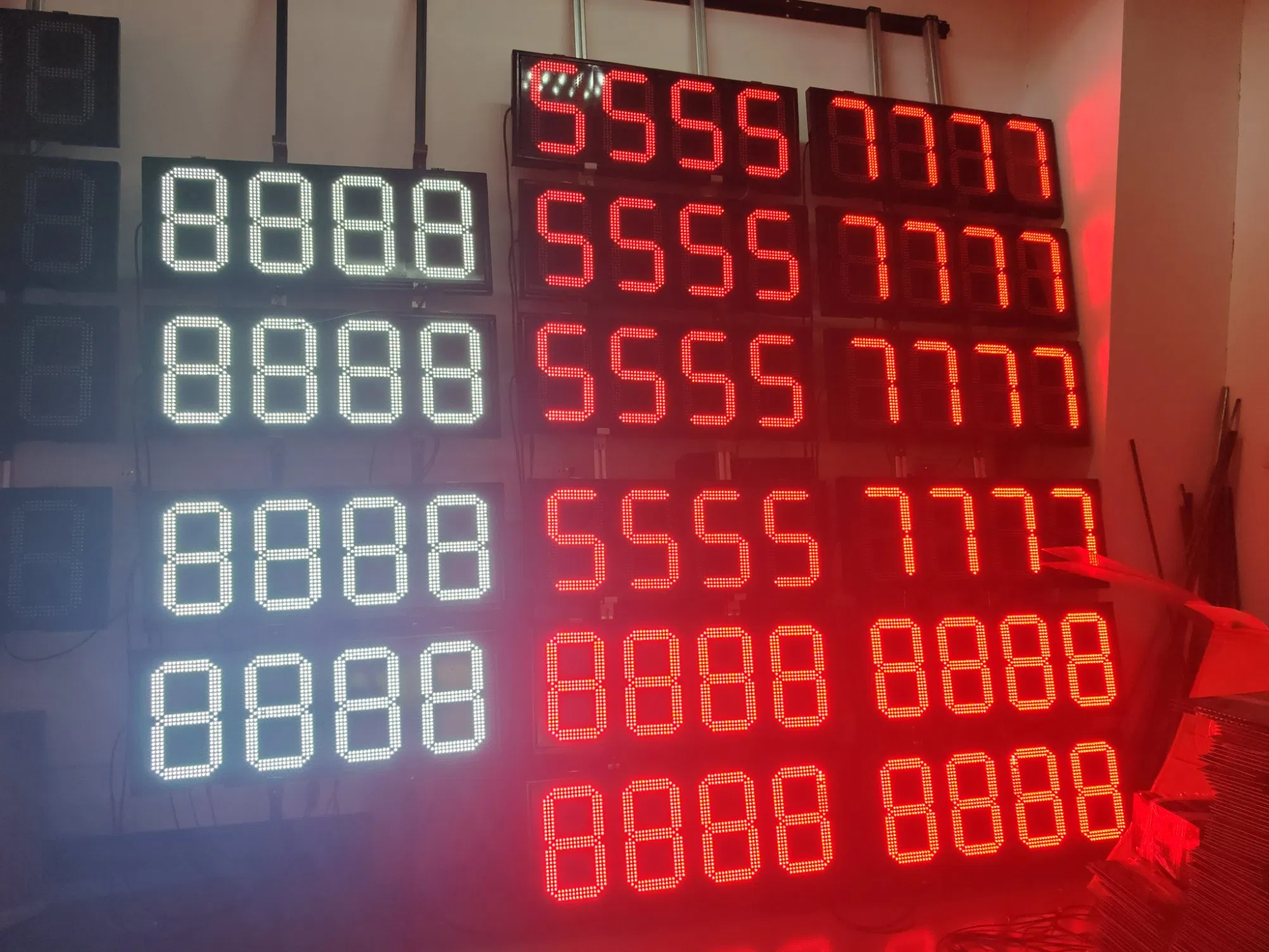 12inch 7 Segment LED Display Petrol Station LED Signs LED Digital Petrol Station Gas Price Displays