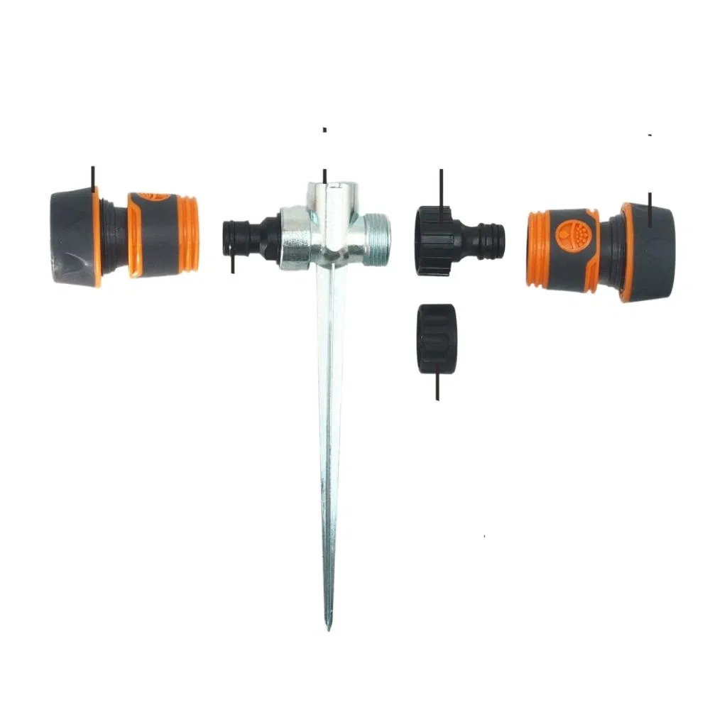 Lawn Watering Sprinkler Spike Base Irrigation System Garden Grass Tool Wyz19507