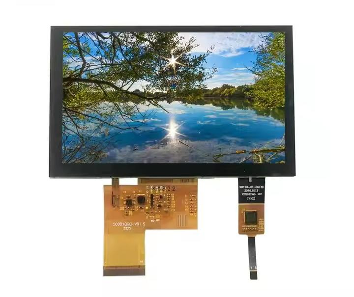 IPS LCD модуль 5 дюймов, 800x480, 1000 нит, сенсорный