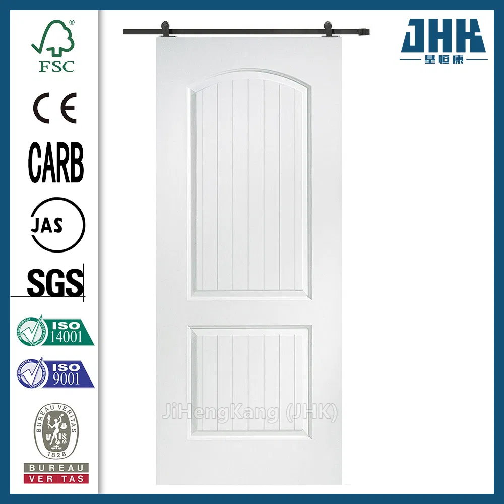 Interior Sliding Closet Pocket Wooden Wood Barn Door (JHK-S04)